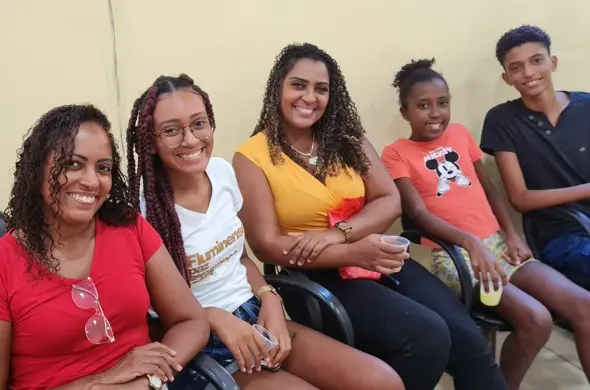 Estudantes do Eterno Aprendiz.